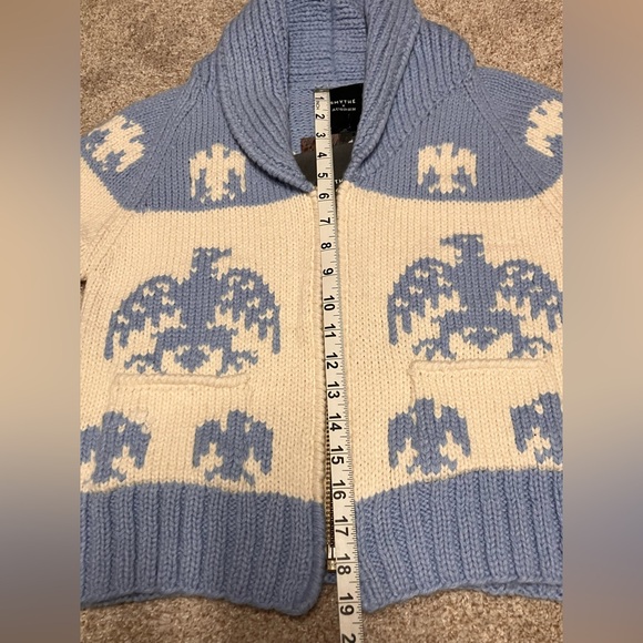 Smythe Handknit Zip Cardigan with Eagle - Picture 8 of 9